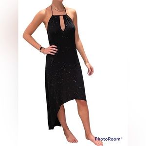 Haute Hippie Beaded Halter Dress